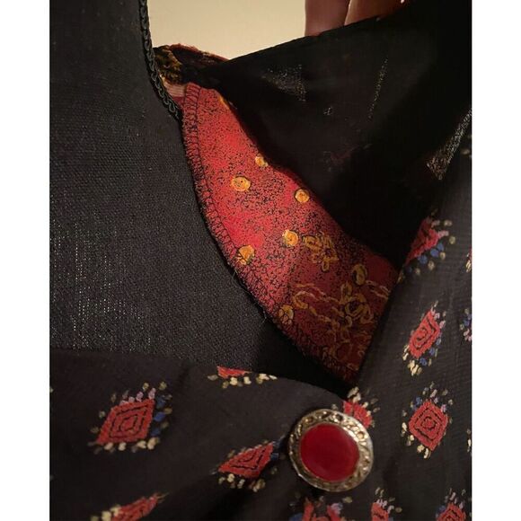 Vintage Carole Little Boho Blazer Top Combo - Picture 3 of 5